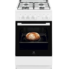 Immagine di Cucina con forno e piano cottura elettrici 56 litri 50 cm bianco ELECTROLUX LKK500000W 943005284