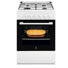 Immagine di Cucina con forno e piano cottura elettrici 56 litri 60 cm bianco ELECTROLUX LKK600000W 943005292