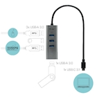 Immagine di USB-C metal 4-port hub