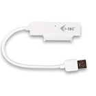 Immagine di Ssd esterni 0 gb sata hdd/ssd I-TEC Box esterno USB 3.0 per HDD 2.5â€ SATA - Bianco MYSAFEU314