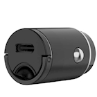 Immagine di Caricabatterie nero CELLY CCMINIUSBC - USB-C Mini Car Charger 30W [Pro Power CCMINIUSBCBK