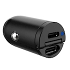 Immagine di Caricabatterie nero CELLY CCMINI2USBC - 30W 2 USB-C Mini Car Charger [PRO PO CCMINI2USBCBK