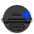 Immagine di Caricabatterie nero CELLY CCMINI2USBC - 30W 2 USB-C Mini Car Charger [PRO PO CCMINI2USBCBK