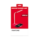 Immagine di Caricabatterie wireless/senza fili rosso microusb PANTONE PANTONE - Wireless Lamp 10W PT-LD001R1