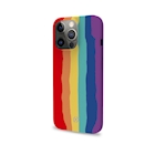 Immagine di Cover silicone rosso CELLY RAINBOW - Apple iPhone 13 Pro Max RAINBOW1009