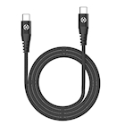 Immagine di USB-C to USB-C 60w nylon cable bk