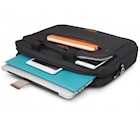 Immagine di Notebook da 14 poliestere riciclato Nero URBAN FACTORY BORSA ECOLOGICA NOTEBOOK 13/14 ETC14UF