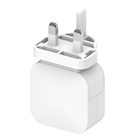 Immagine di Caricabatterie bianco CELLY TC2USBTURBO - 2 USB Wall Charger 17W UK plug [TU TC2USBTURBOUK