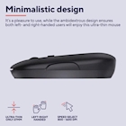 Immagine di Mouse wireless ricaricabile TRUST PUCK nero