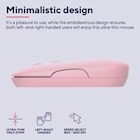 Immagine di Mouse wireless ricaricabile TRUST PUCK rosa