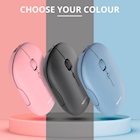 Immagine di Mouse wireless ricaricabile TRUST PUCK rosa