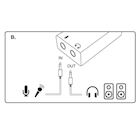 Immagine di Adattatore audio USB vs jack 3.5 x2