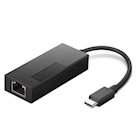 Immagine di Lenovo USB-C to ethernet adapter - adattatore di rete - USB-C - gigabit ethernet x 1 - nero