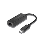 Immagine di Lenovo USB-C to ethernet adapter - adattatore di rete - USB-C - gigabit ethernet x 1 - nero