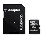 Immagine di Memory Card micro sd hc 16GB GOODRAM M1AA-0160R12