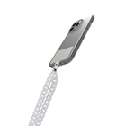 Immagine di Cover plastica bianco CELLY LACETMARBLE - Smartphone Neck Chain [SUMMER] LACETMARBLEWH