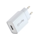 Immagine di Caricabatterie Bianco CELLY RTGTC10W - USB Wall Charger 10W [READY TECH GO] RTGTC10WWH