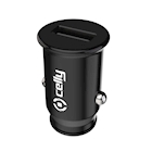 Immagine di Caricabatterie Nero CELLY RTGCC10W - USB Car Charger 10W [READY TECH GO] RTGCC10WBK