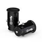 Immagine di Caricabatterie Nero CELLY RTGCC10W - USB Car Charger 10W [READY TECH GO] RTGCC10WBK