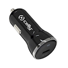 Immagine di Caricabatterie Nero CELLY RTGCC20W - USB-C Car Charger 20W [READY TECH GO] RTGCC20WBK