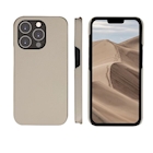 Immagine di Custodia pelle Beige DBRAMANTE 1928 New York - Custodia in Pelle per iPhone 14 Pro - S NY61SADU5587