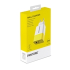 Immagine di Caricabatterie bianco PANTONE PANTONE - 20W USB-A/USB-C Wall Charger PT-PDAC02Y