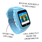 Immagine di Smartwatch 1,44" CELLY KIDSWATCH - Smartwatch for Kids [TECH for KIDS] KIDSWATCHLB