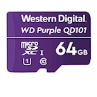 Immagine di Memory Card micro sd 64GB WESTERN DIGITAL MICROSD WD PURPLE 64GCLAS 10 WDD064G1P0C