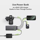 Immagine di Power bank Nero 26.800 mah GREEN CELL Greencell - POWERBANK ULTRA 26800MAH 128W 4PORT PBGC04