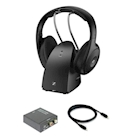 Immagine di Cuffie senza filo Nero SENNHEISER RS120W Cuffia Wireless per TV con convertitore DAC RS120IISEC