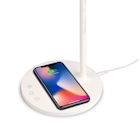 Immagine di Caricabatterie wireless/senza fili Bianco microusb CELLY WLLIGHT10W - Led Lamp with Wireless Charger