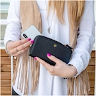 Immagine di Custodia similpelle Nero CELLY VENERE - Universal Wallet Case - RECYCLE RYVENEREBK