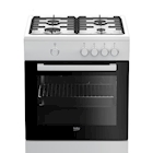 Immagine di Cucina con forno a gas e piano elettrico 64 litri 60 cm Bianco BEKO FSG62000DW 7712483805