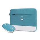 Immagine di Accessori notebook poliestere / pu Azzurro PANTONE PANTONE - Bundle PC Sleeve up to 15.6'' + Mouse [