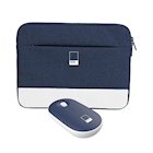 Immagine di Accessori notebook poliestere / pu Blu PANTONE PANTONE - Bundle PC Sleeve up to 15.6'' + Mouse [I PT