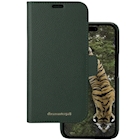 Immagine di Cover pelle Nero DBRAMANTE 1928 New York - iPhone 15 - Evergreen NY61EVGR5673