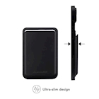 Immagine di Cover pelle Nero DBRAMANTE 1928 Leather wallet with MagSafe - Black ROCCGTBL1894