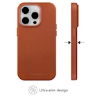 Immagine di Cover pelle marrone DBRAMANTE 1928 Roskilde MagSafe - iPhone 15 Pro - Tan RO61GT001892