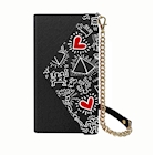 Immagine di Custodia poliuretano Nero CELLY KEITH HARING - Universal Magnetic Pochette up to 6 KHPHONEBAG