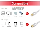 Immagine di USB 3.2 gen2 c to c cable m/m white