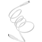 Immagine di Caricabatterie wireless/senza fili Bianco USB-C RIVACASE Cavo Piatto USB-C /USB-C da 1,2m Bianco (NE