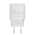 Immagine di Caricabatterie Bianco RIVACASE Caricatore da Parete -20W PD USBC+A PS4102W00