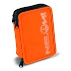 Immagine di 3 zip pencil case orange