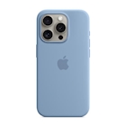 Immagine di Custodia MagSafe trasparente per iPhone 15 Pro colore blu inverno