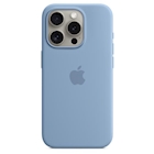 Immagine di Cover MagSafe in silicone per iPhone 15 Pro blu inverno