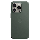 Immagine di Cover MagSafe in tessuto FineWoven per iPhone 15 Pro Max verde