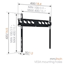 Immagine di Staffa per montaggio a muro 65" VOGELS SERIE M - MA 3000 fissa, 32"-65" VOG8573000