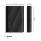 Immagine di Ssd esterni 2000GB USB 3.2 SAMSUNG MU-PG2T0B/EU