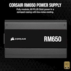 Immagine di Alimentatore per PC 650 w CORSAIR Alimentatore ATX RM Series interamente modulare RM CP-9020280-EU