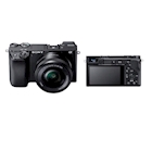 Immagine di Fotocamera digitale mirrorless 24,2 Nero 3 " SONY ILCE6100LB.CEC